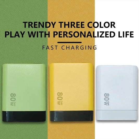 💡3 in 1 Charger Retractable 80W MAX Fast