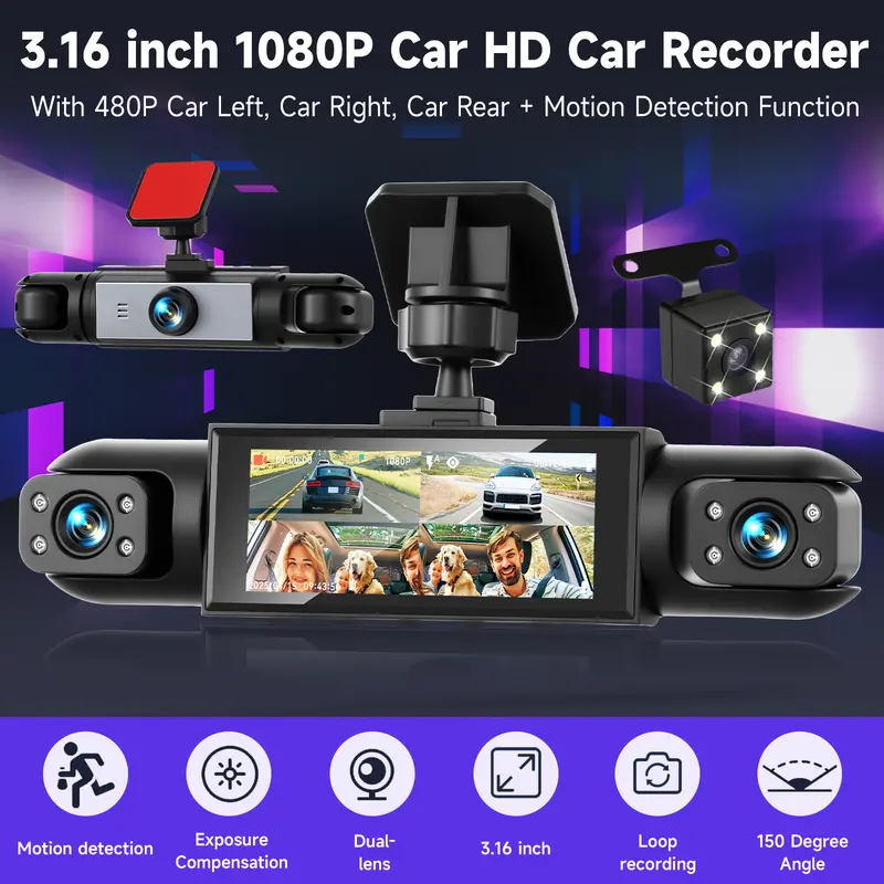 🎁LAST DAY 50% OFF🔥Full View Car Dashcam System