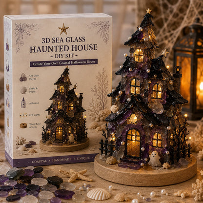 💯⏳49% OFF – 🎃 Beginner-Friendly DIY Lighted Sea Glass Halloween Character Kit Collection | Complete Kit with Sea Glass Pieces, LED Lights & Step-by-Step Guide Included 💕