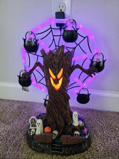 🎁LAST DAY 50% OFF🎃 Animated Halloween Ghost Tree Ferris Wheel 🎡