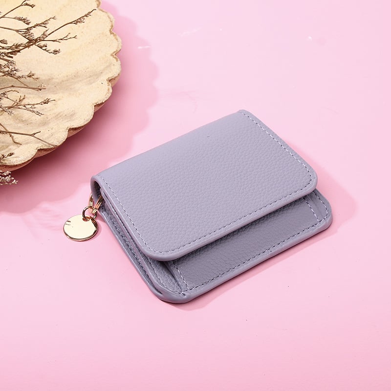 💖🌹RFID Short Wallets for Women – Fashionable Card Holder with Key Ring & Coin Purse