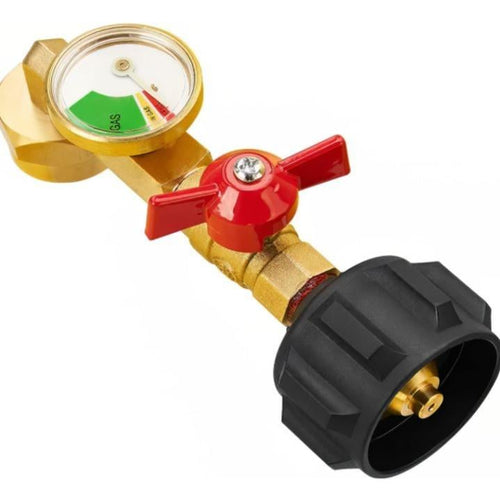 🏅Top-Rated Propane Refill Elbow Adapter with Tank Gauge