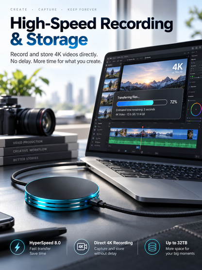 Magnetic Anti-Lost Portable SSD External Solid State Drive