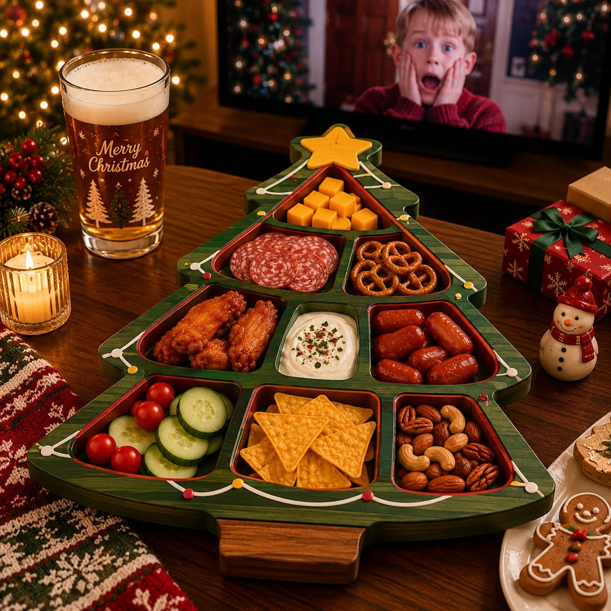 🔥 BUY 2 GET 1 FREE & FREE SHIPPING🎄 Christmas Snack Serving Tray