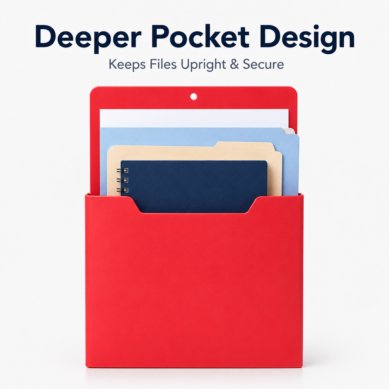 🧲 Magnetic File Holder Document Pocket Organizer for Refrigerator Locker Whiteboard 📁