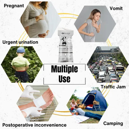 🚽 700ml Large Capacity Emergency Urine Bags | Portable Leakproof Disposable Pee Solution
