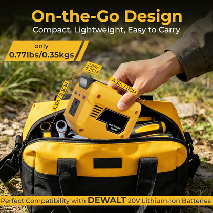 🛠️250W Power Inverter Compatible with 20V Battery Converter