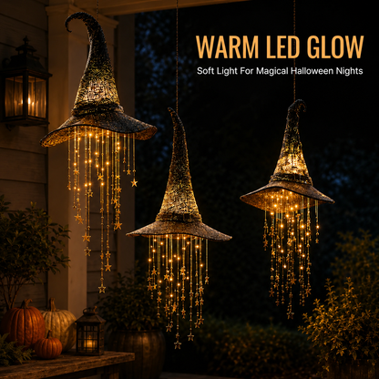 🌟Lighted Witch Hat Hanging Chime