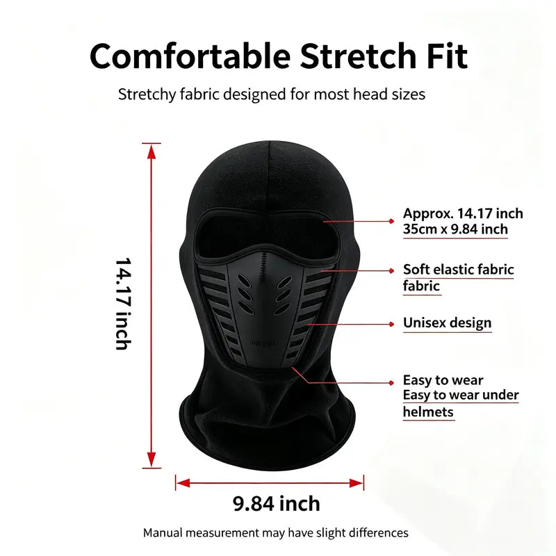 🔥Unisex Fleece Full Face Balaclava Ski Mask