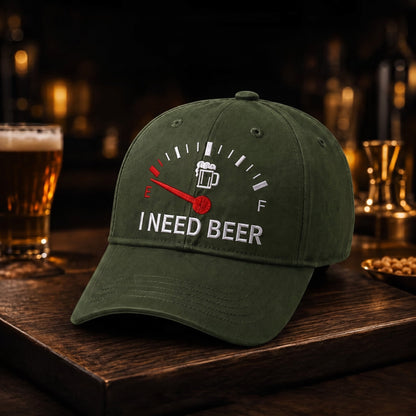 ⏰ LAST DAY 50% OFF 🔥 "I Need Beer" Cap – The Ultimate Pub & Weekend Icebreaker! 😂