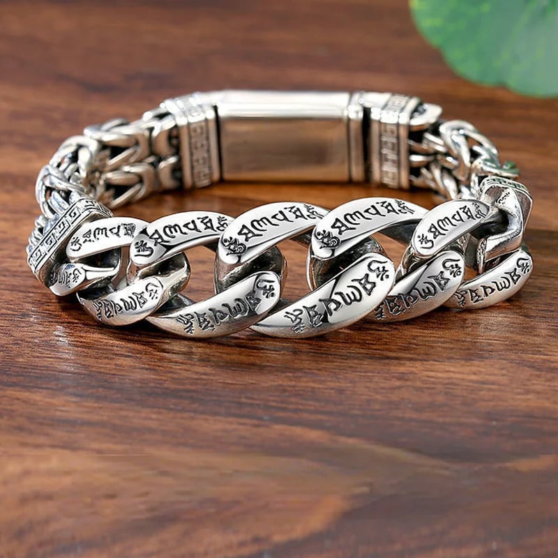 🔥Men's Retro Six-Syllable Mantra Bracelet
