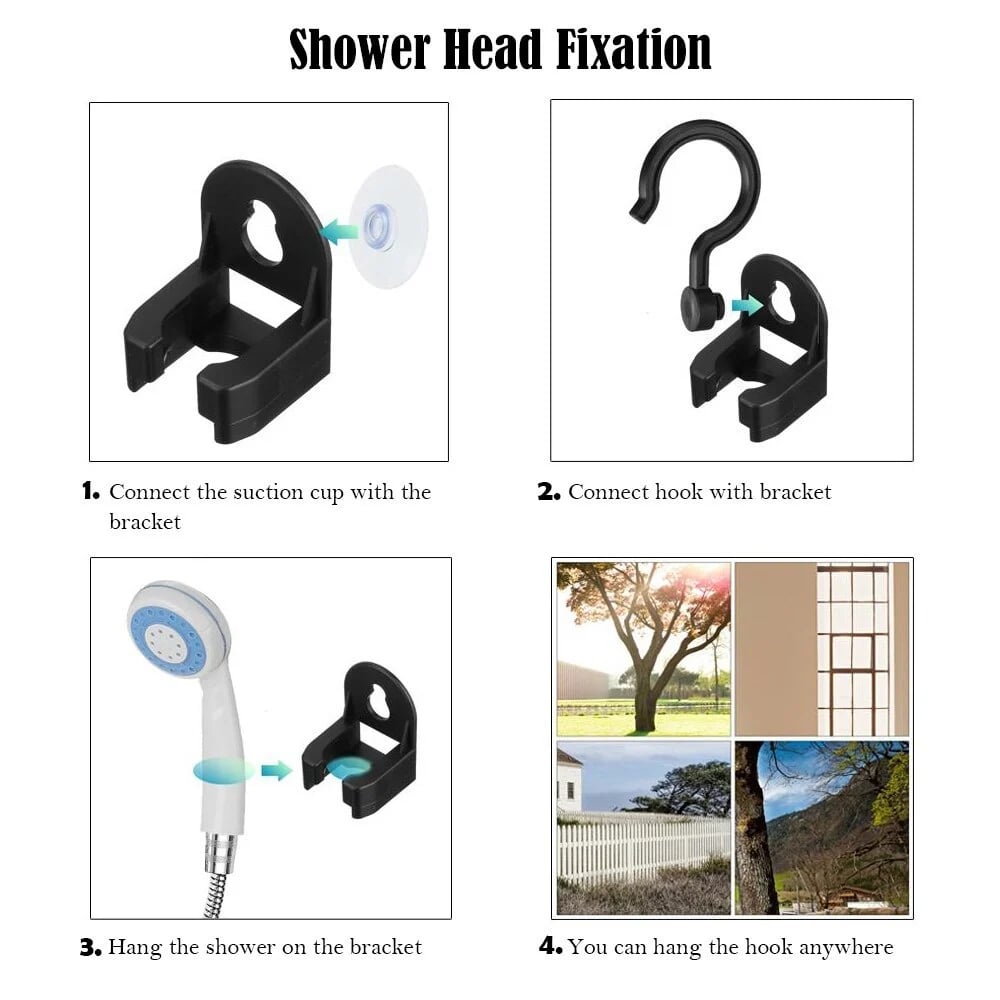 Portable Camping Shower Pump for Travel, RV, Garden & Pet Bathing