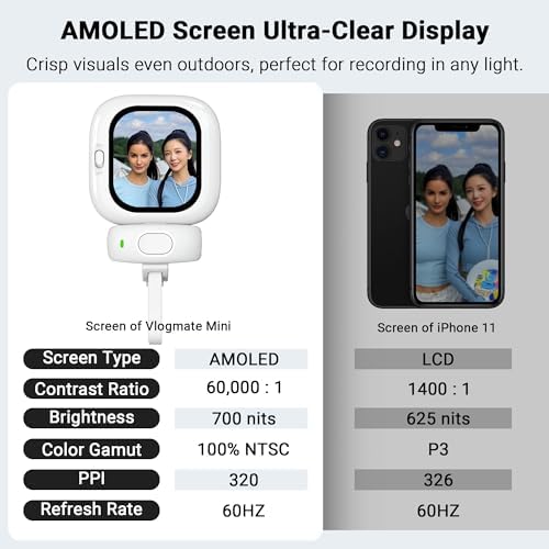 📸Magnetic Smartphone Vlog Selfie Screen Display