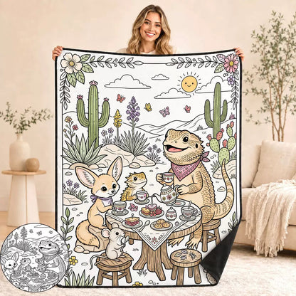Zavrlyshop™ Coloring Blanket🖍️ Color It. Wash It. Repeat It! 🔄✨