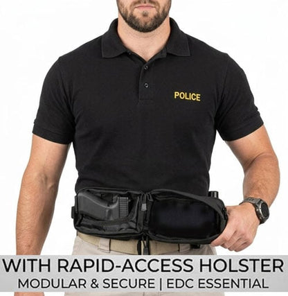 Multifunctional Concealed Carry Hip Bag & Rapid-Access Holster