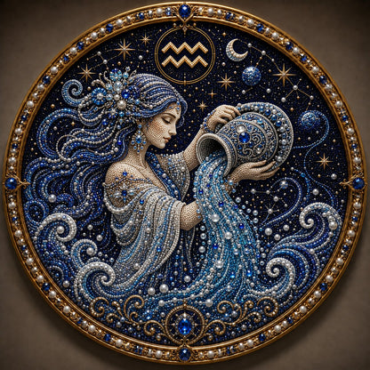 🔥 Last Day 49% OFF - 💎 12 Zodiac Signs Pearl Art Kit ♈💫 Bring Every Zodiac Sign to Life with Pearls (📦Buy 2 Free Shipping)