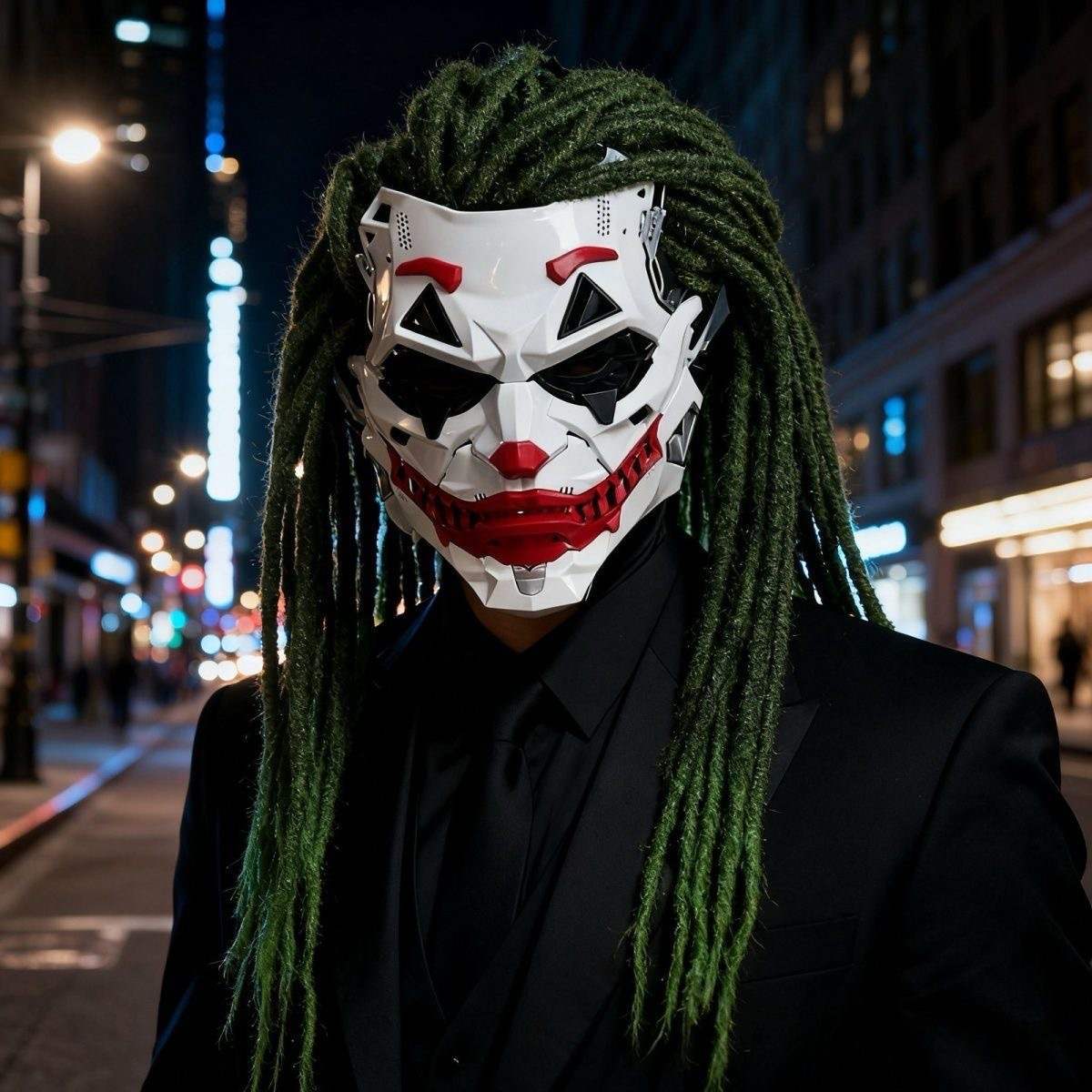 🔥Hot Sale 49% OFF🔥Cyberpunk Joker Mask - The Ultimate Cosplay  Statement Piece