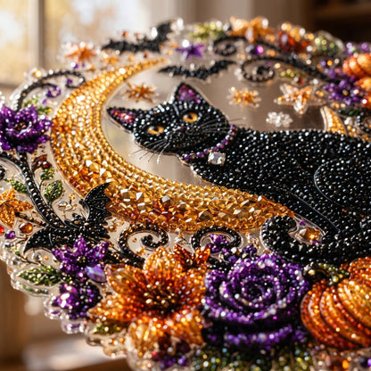 🎃 DIY Halloween Diamond Art Ornament | Sparkling Hanging Decor ✨
