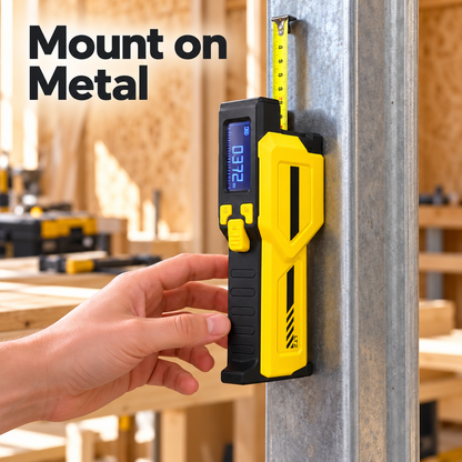 📏⚡ Digital Laser Tape Measure with LCD Display | 3-in-1 DIY Measuring & Alignment Tool 🛠️