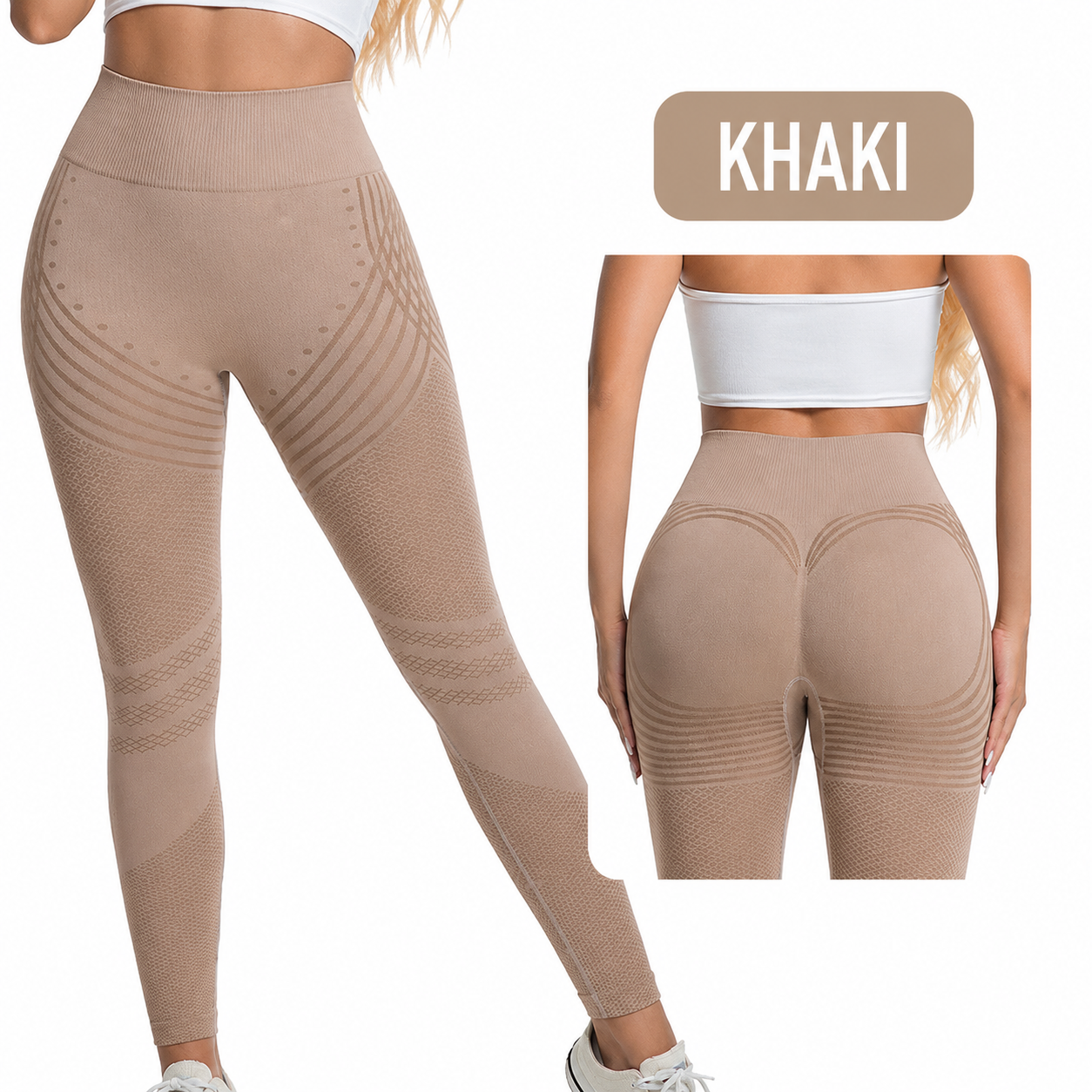High Waisted And Hip Lifting Yoga Elastic Quick Drying Tight Pants