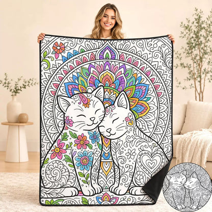 Zavrlyshop™ Coloring Blanket🖍️ Color It. Wash It. Repeat It! 🔄✨