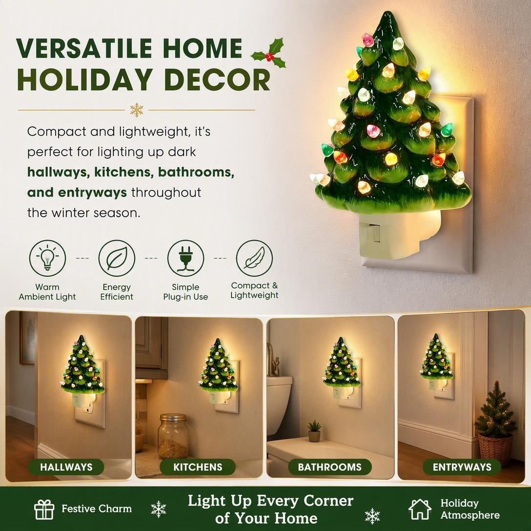 🎄Retro decorative Christmas tree night lights