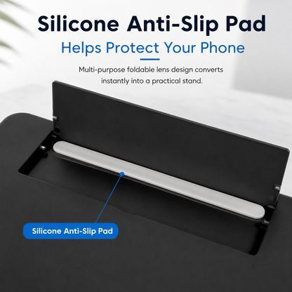 👁️ 3D HD Phone Screen Enlarger – Foldable Eye-Protection Magnifier Stand for Videos & Gaming 📱✨