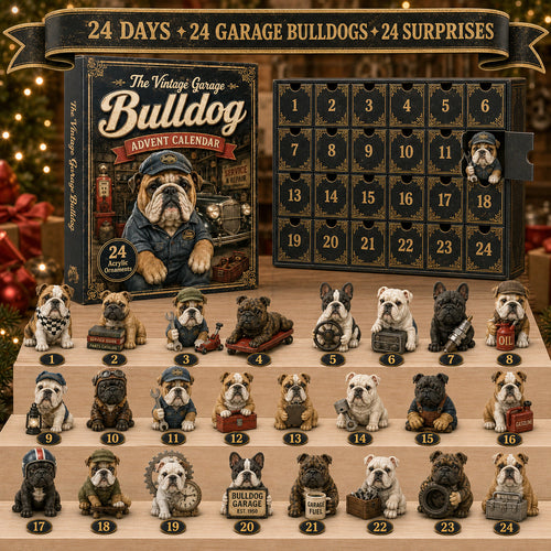 🔧 Vintage Garage Bulldog Advent Calendar 2026 – 24 Days of Classic Bulldog Garage Surprises