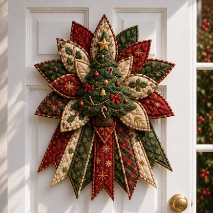 ⭐ 🎄 Christmas Sale 50% OFF 🎉 – DIY Quilted Christmas Door Hanging Kit for Festive Holiday Home Deco