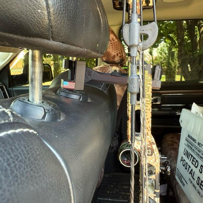 Nearly Universal Bow Hanger for Trucks & SUVs - Printed from ASA will not melt/warp– Spacer Ring Included | 20% Stronger | Quick No-Tool Install