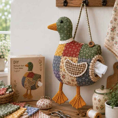 🐔40% OFF | Vintage Patchwork Chicken & Duck Hanging Tissue Holder