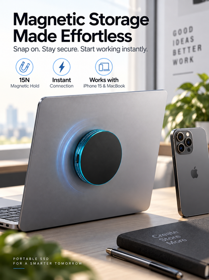 Magnetic Anti-Lost Portable SSD External Solid State Drive