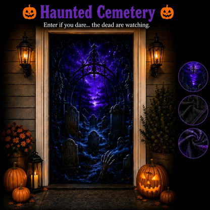 🎃Halloween Portal Door Curtain🎃 – Realistic Spooky Door Decor