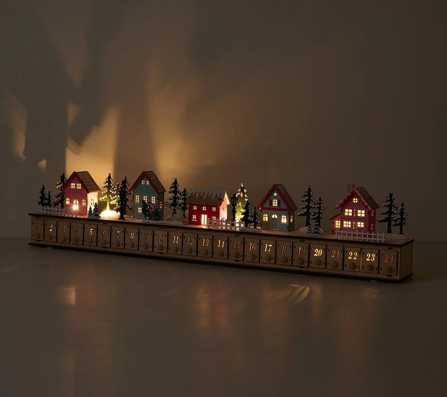 🎄 Light-Up Christmas Village Advent Calendar