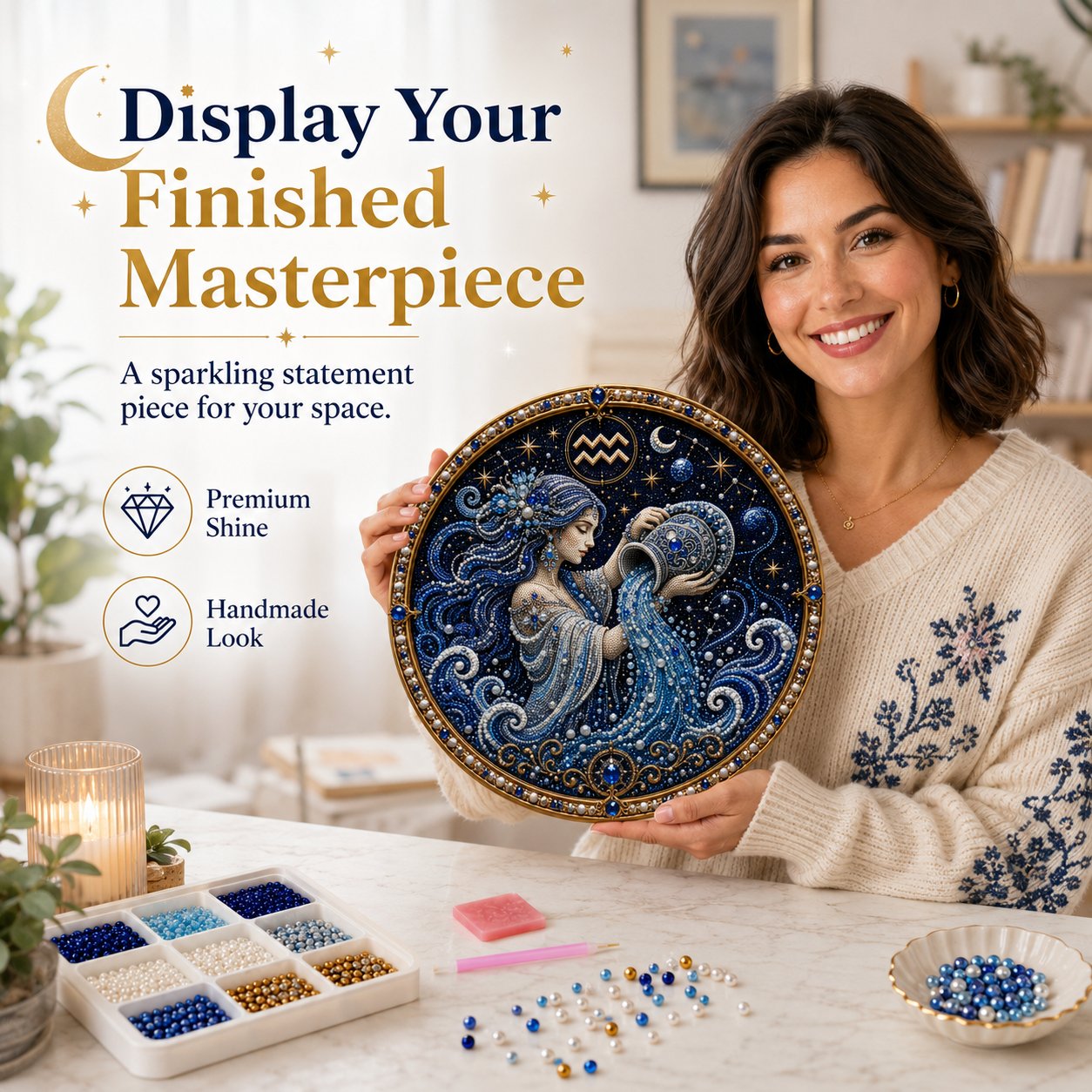 🔥 Last Day 49% OFF - 💎 12 Zodiac Signs Pearl Art Kit ♈💫 Bring Every Zodiac Sign to Life with Pearls (📦Buy 2 Free Shipping)