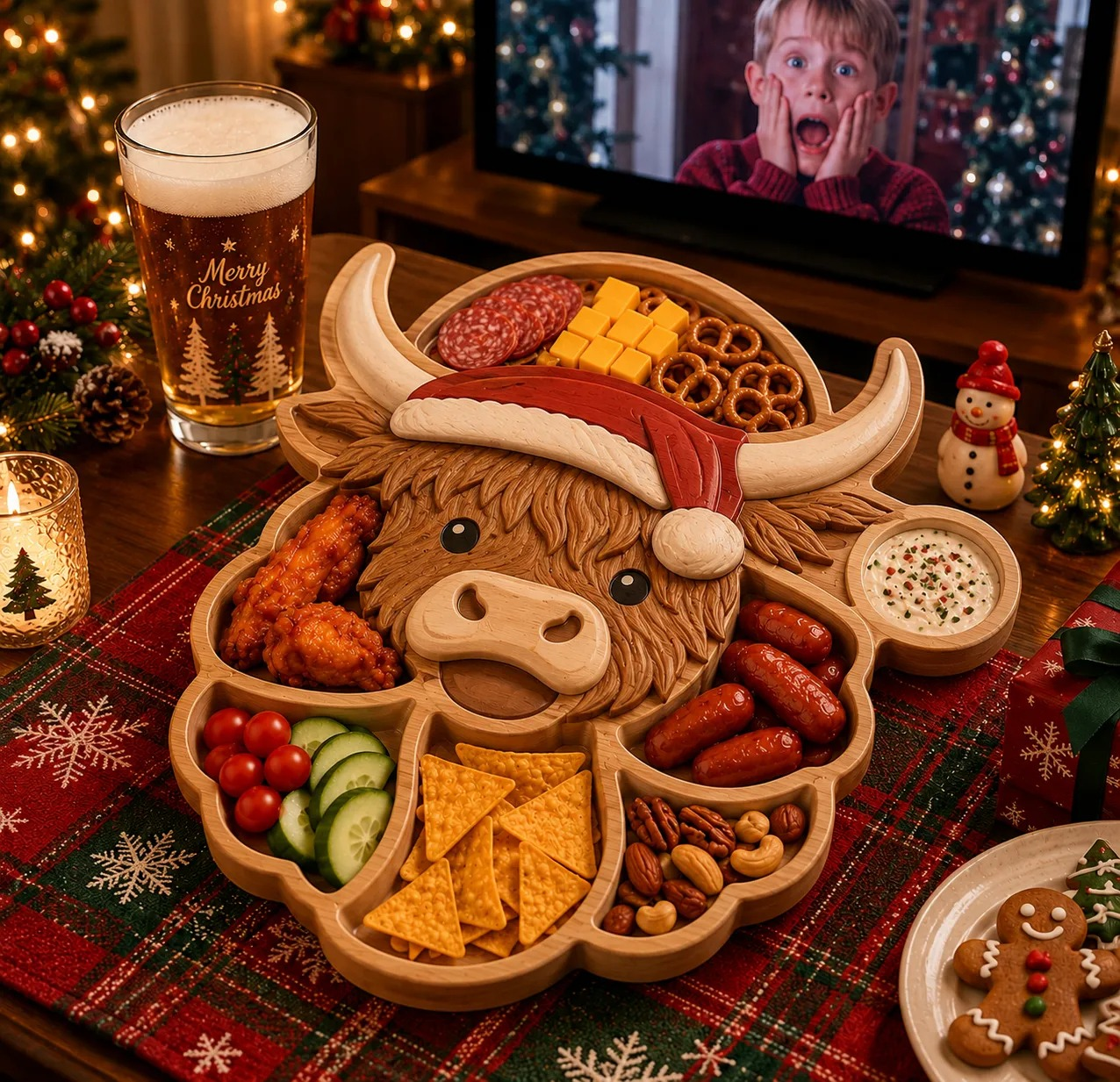 🔥 BUY 2 GET 1 FREE & FREE SHIPPING🎄 Christmas Snack Serving Tray