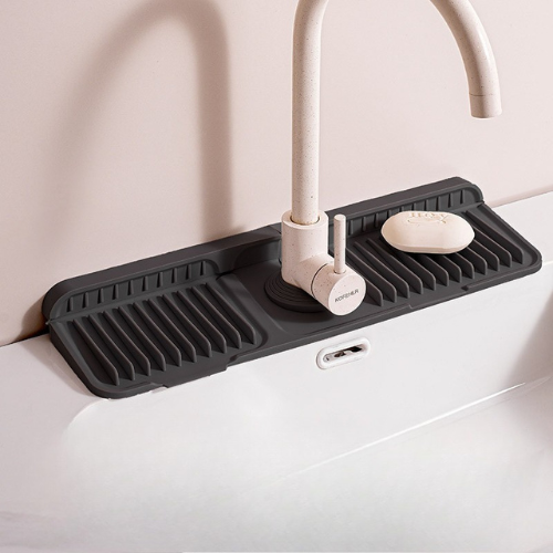 Silicone Faucet Splash Guard – Drip Mat for Sink & Basin