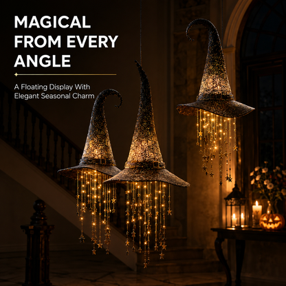 🌟Lighted Witch Hat Hanging Chime