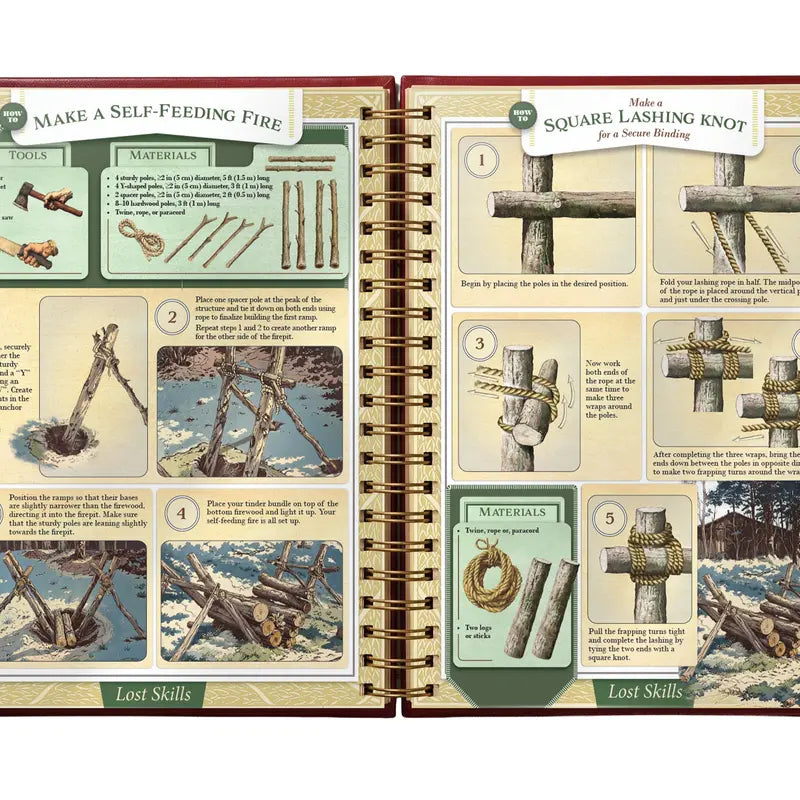 📖The Lost Skills of Independence Book | 200 Life-Saving Skills for Home Projects, Survival, Emergencies, Food Preservation, Herbal Remedies, Mindset, and More
