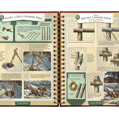 📖The Lost Skills of Independence Book | 200 Life-Saving Skills for Home Projects, Survival, Emergencies, Food Preservation, Herbal Remedies, Mindset, and More
