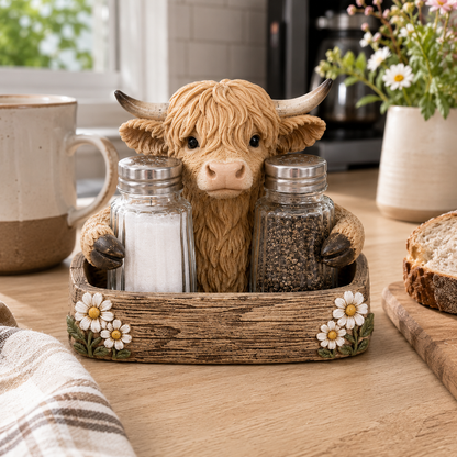 🧂Coastal Animal Salt & Pepper Shaker Holder Set