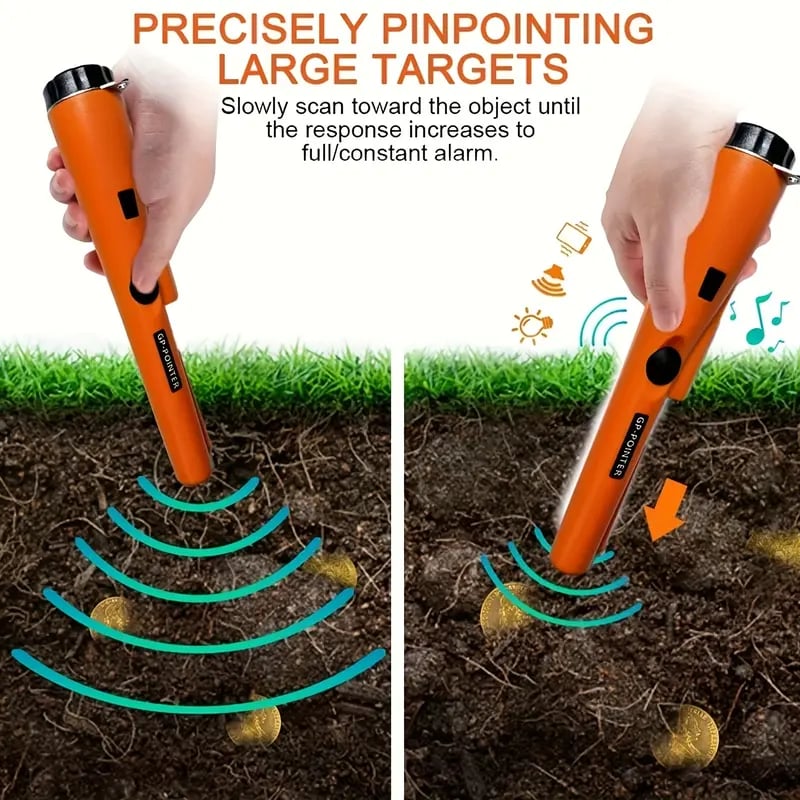 🔎 Handheld Metal Detector Pinpointer – Find Coins, Jewelry & Metal Targets Faster 🪙