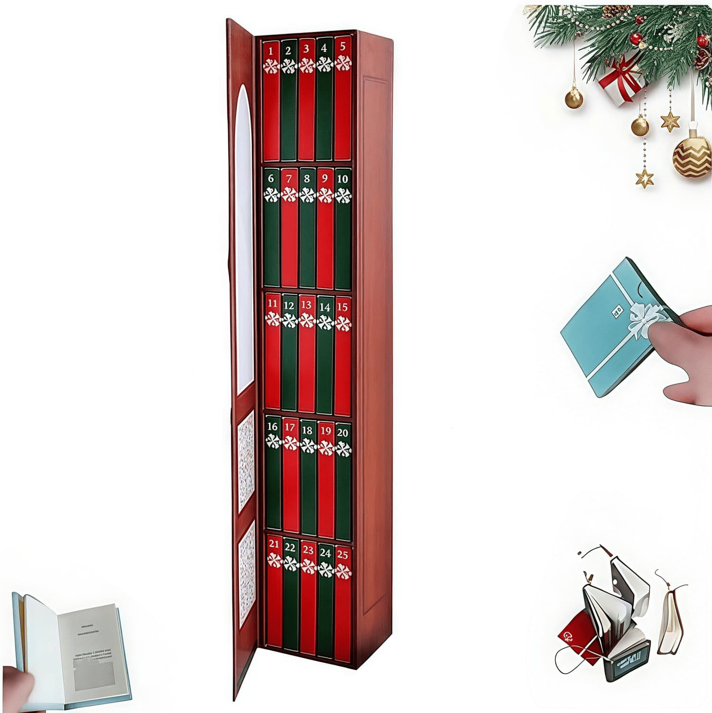 Last Day 50% OFF ✨💥 Mini Book Ornament Advent