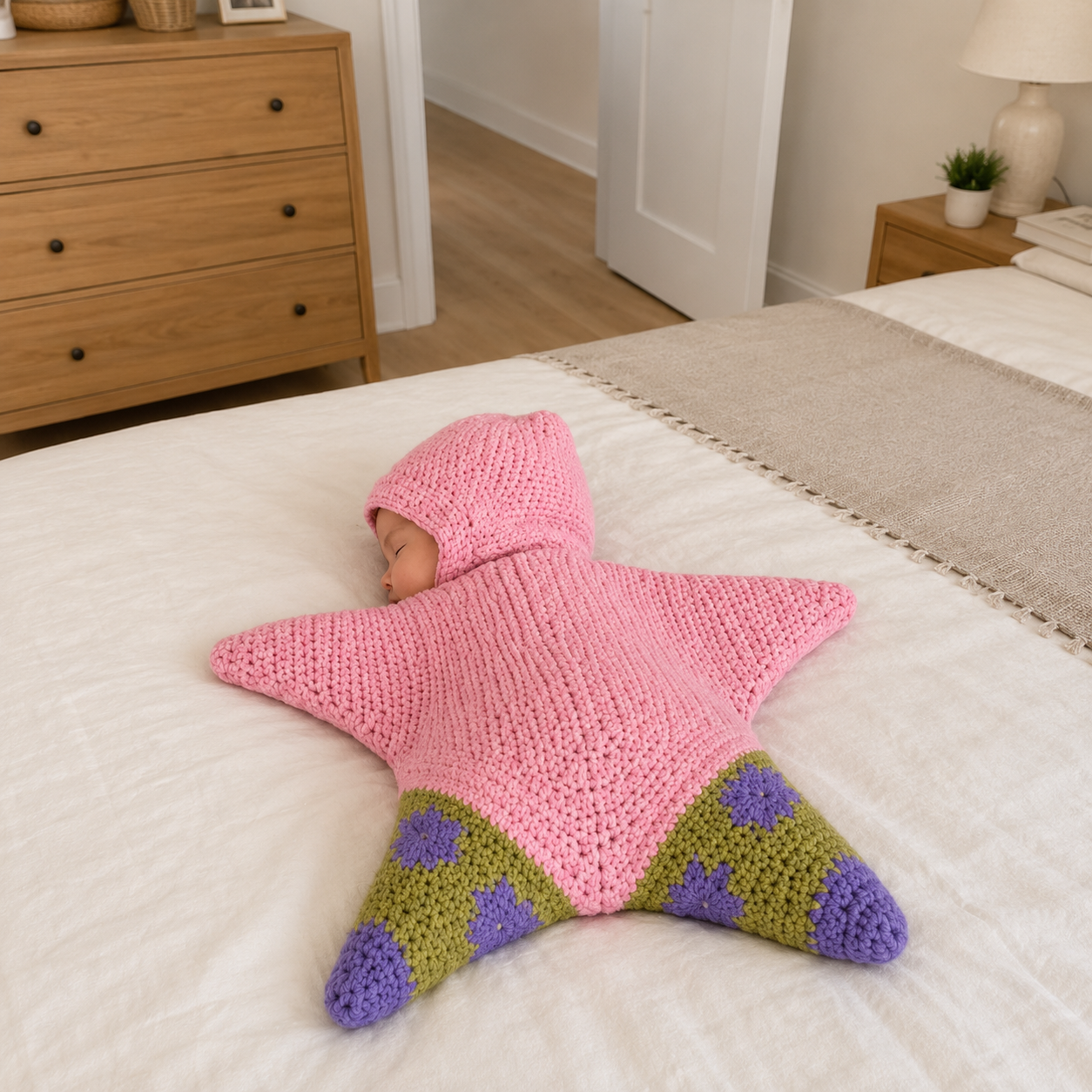 👶Baby starfish outfit.
