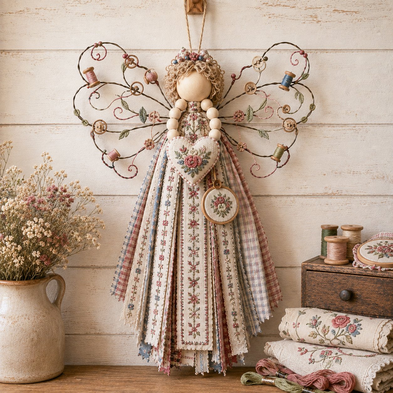 🔥Last Day 49% OFF - 🪽 Angel Fabric Hanging DIY Kit