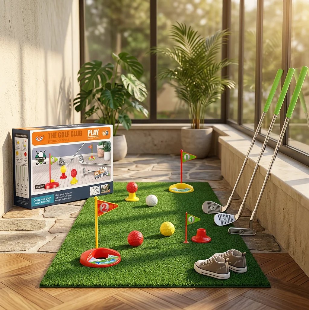 Kids Golf Set with Adjustable Clubs – Perfect for Backyard Play