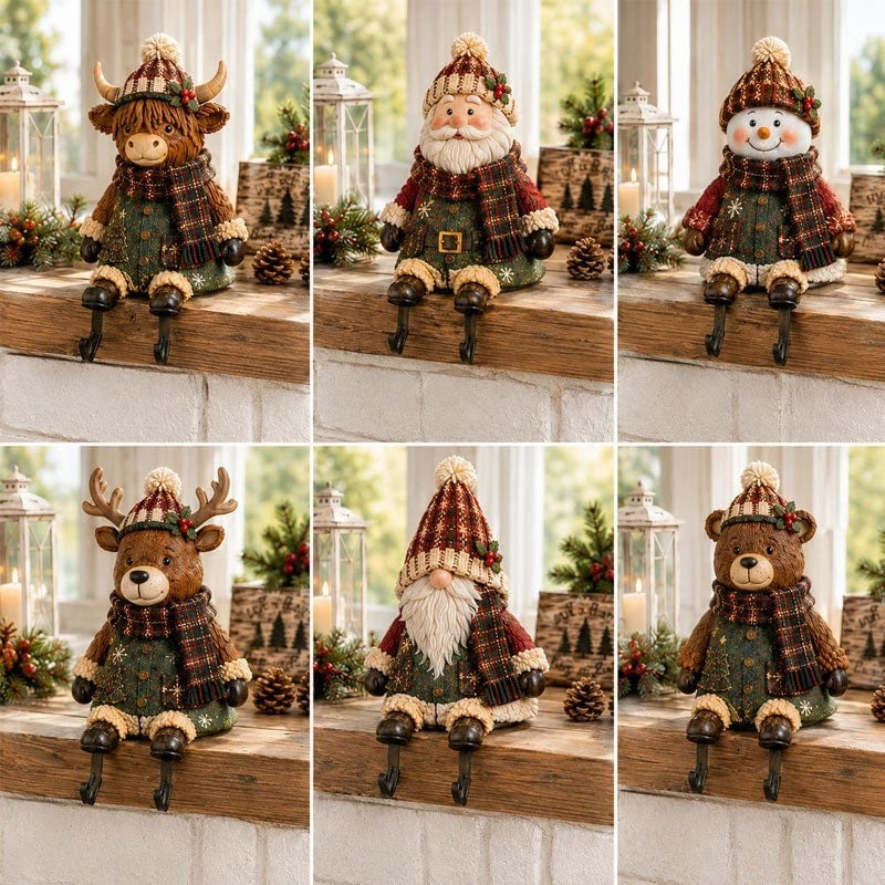 🔥 Flash sale 40% OFF - Christmas Stocking Holder Shelf Sitters