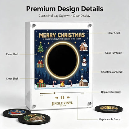 💽Christmas Magnetic Music Player Set Magnets for Refrigerator