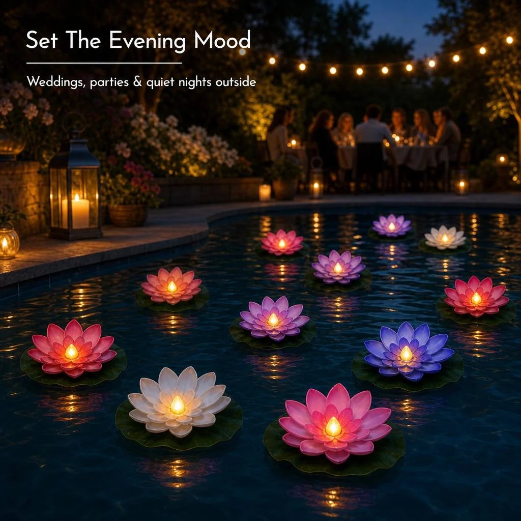 zavrlyshop™ Floating Lotus Lights