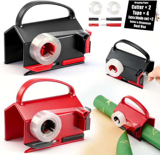 Wrapping Paper Cutter & Tape Dispenser